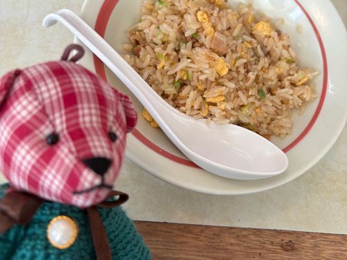 今日は幸楽苑でチャーハンを食べましたぞ〜良い香りでしたな！
