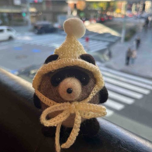 ころたぬです。おーなーにとんがり帽子を編んでもらいましたぬぅ。頭があたたかで冬も越せそうですぬ。

あたたかなルイボスティーもいい香り。ほっとしますぬぅ。