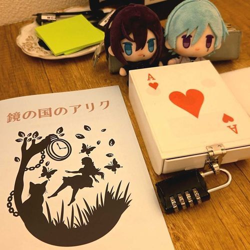 謎解きカフェ。
私たちにぴったりの謎がありましたぁ。藍良さぁぁん♥