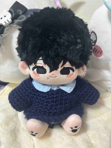 👦🏻：お久しぶりです🌙セーターを編んでもらったよ🐑！