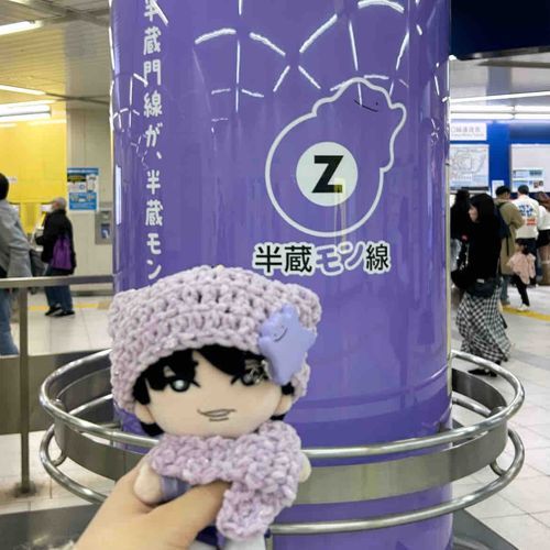 小さいとこだけど半蔵モン見に行けたよ〜💜