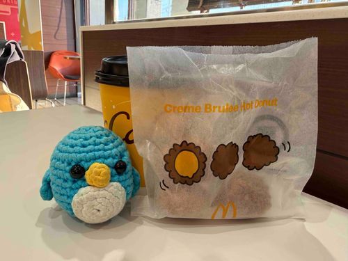 マクドの新しいスイーツ✨
映画館の味がする…🐧🎬