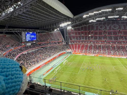 サッカー日本代表戦⚽️🏟️圧勝やったなぁ🐧👀✨
