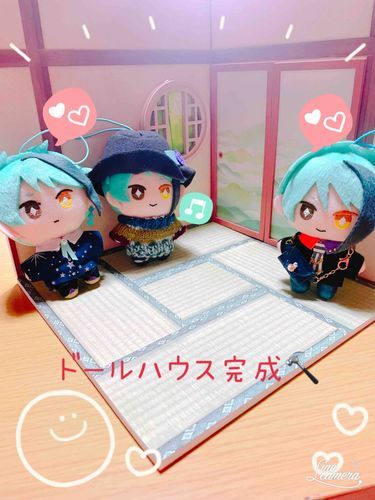 ジェぬいたちにせがまれドールハウスを作りました♪
