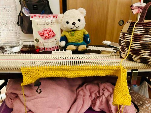 やぬし　ニヤニヤ　しながら　なんか作ってた　すてあみようのあみじ？　なにそれ　なんか　そゆの　だって
ふぁふぁいちごミルクあじのかんてんムース　もろたです　あと　ルイボスティー　てやつも　のんだ　おいしね　やぬしも　たべよね