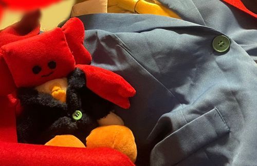 たまに大きな私が現れるんだ！面白いよね