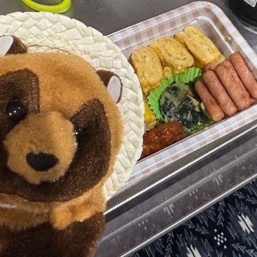 兄者が今日からお泊まりでどこかに行くらしく弁当を作ってた！主も手伝っていたが兄者すごいなぁ。たぬんにも作ってくれ！