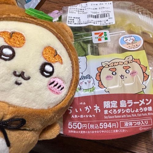 主がお昼に食べたやつ。
たぬんは写ってない。ひどい。
らーめんはすごく美味しかったらしい。