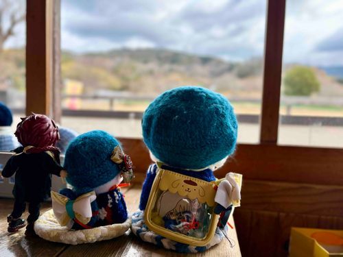 ゆび『見えるか？丘の上にあるのが石舞台古墳だぞ』

大『こふんっ！おっきい！』

ゆび『このあと行くから楽しみだな』

大『たのしみっ！ごっちも、いっしょ、いくっ！』

ゆび『後家は初めてだったな。楽しみだな』