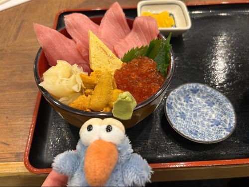 海鮮丼！！トロうにいくら！！