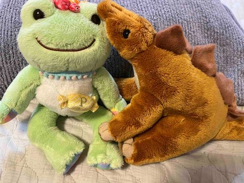 梅ちゃんのおともらちの、すてごちゃん。夜はいつも一緒にねてます。