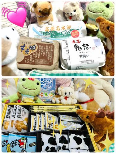 おるすばん組のみんな、ただいま❣️
おまたせ♪おみやげだケロよ〜🤭✨みんなでたまごの食べくらべしたいケロ💓