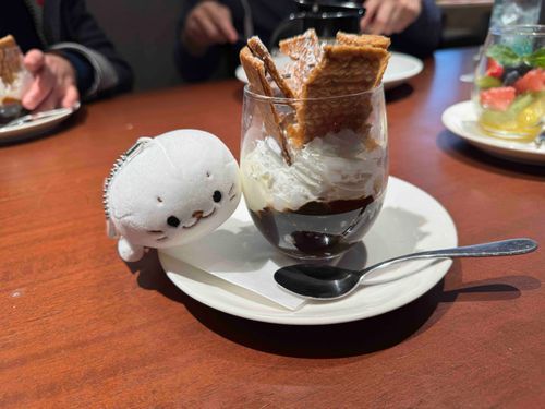 お友達からコーヒーゼリーの写真が届いたよ