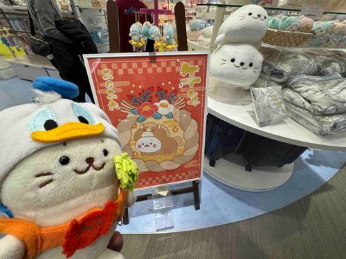 あけおめきゅ！
立川立飛のしろたんフレンズパークに初詣きゅ