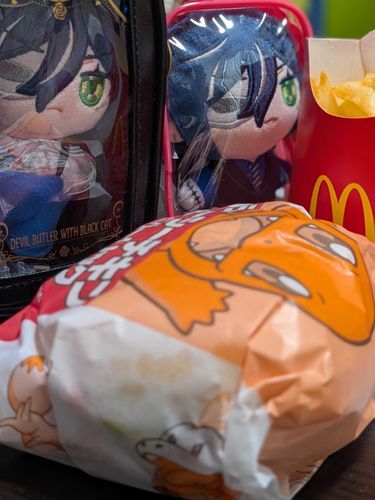 先週のかな？ 

キリリ「……おい、先にポテト🍟食ったろ？ なんか少なくねぇか？」
