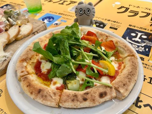 〻ʘᴥʘ〻 オルトラーナピッツァ🍕野菜ゴロゴロ乗ってて美味しかった。
