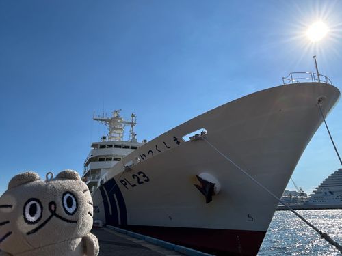 〻ʘᴥʘ〻 海上保安庁の練習船乗ってきた🚢