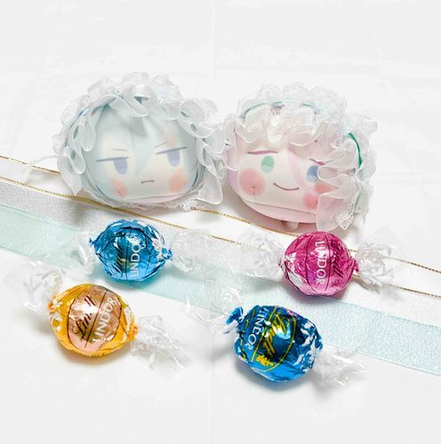 🦋‪これは僕と江雪兄様、そしてお小夜と太閤のカラーのチョコレイトだそうです。いい匂い、、
❄️後で皆で頂きましょう。