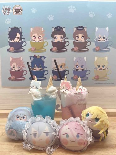 ❄️刀猫カフェに行ってまいりました
🦋‪今回は僕と江雪兄様と太閤の3振りで猫装備なお小夜を見てきましたよ。
💛 この飲み物、江雪っちと宗三っちイメージで可愛かったんだ〜！
今度は小夜っちも一緒に行こうね！