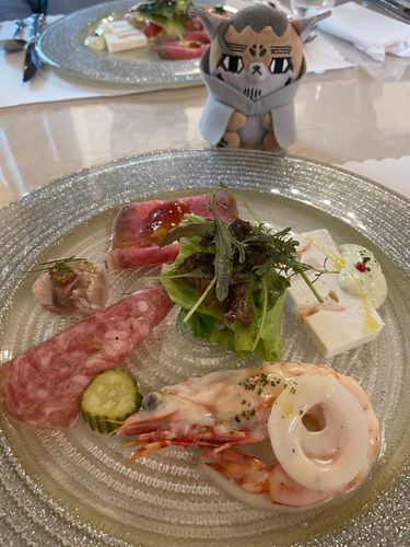 前菜も美味しかったやで、ほぜおちゃん🍽️