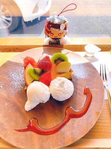 フレンチトースト❗️
フルーツがたくさんでおいしかったぜ😊