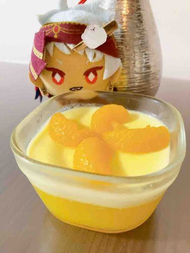 にそうゼリーってのをつくったらしい！
うまそうだあ〜😊🍊✨
