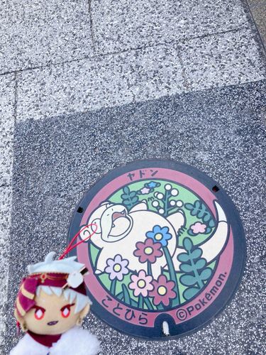 かわいい　マンホールだな！✨