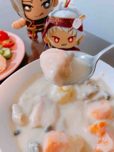 シチューが　おいしい　きせつになって　きたぜ✨