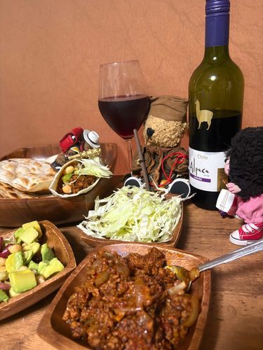 今日はタコス🌮
でも作ろうかな〜🍷