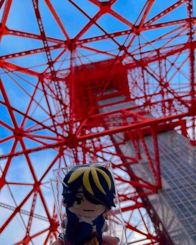 ガルパンとわしゃがなで人生初の🗼（by都民）