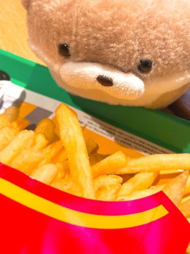 やまだです。
深夜に食べるポテトに酔いしれています。飼い主はナゲット派らしく、やまだがポテトを食べられる機会はかなりレアなのです。やまだはたくさん食べたいのでポテト派です。質より量です。