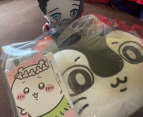 やったね！届いて嬉しそうなちびえんちゃん♡