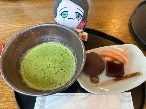 抹茶！
おいしいねぇ