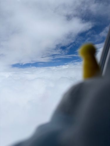 雲のうえにいたんだ…
思い出してもうっとりするフライトだったよ