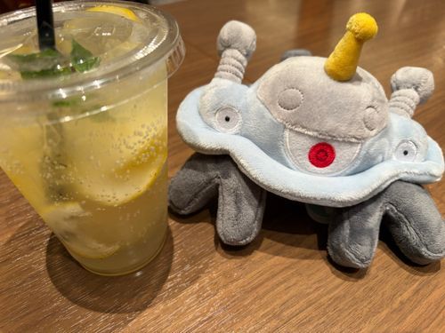 輪切りレモンが何枚も入っていたんだ
キュッとするすっぱさが、疲れた機体にしみわたるよ