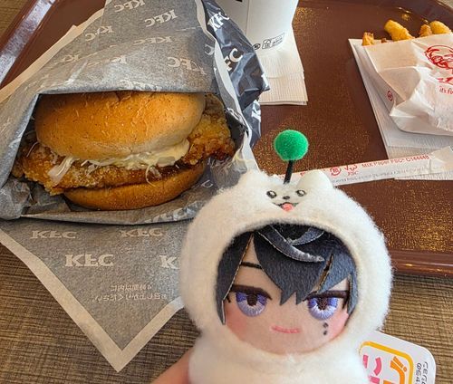 れんがさんしってました？
ケンタッキーってハンバーガーもおいしいらしいですよ。