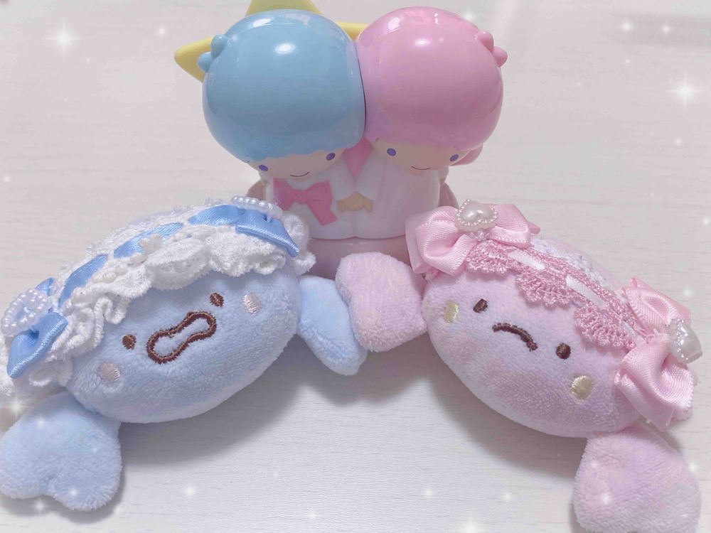 うめこのおしゃしんだ‼︎
ちょっとてれちゃうな・・・☺️
キキさんとララさん、すややちゃんとうめことおそろいカラー🩵🩷
すやや「ねむい・・・おしゃしんとったらおひるねしていいよね？」