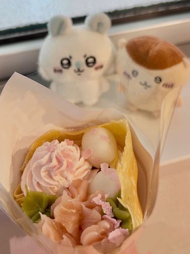 花束みたいな桜クレープ