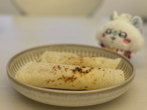 朝ごはんなかったから作ったブリトー