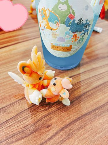 ぽこぽけのカフェに行きました！
おいしかったね、パモちゃたち。