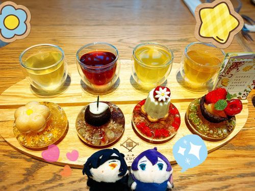 厨組と行く 食の知見を 深めようの会
前回とは違うペアリングにしてみたよ！
ハイビスカスブレンドほうじ茶がお気に入り。