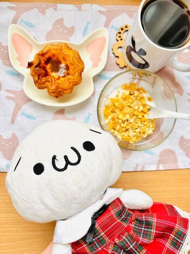おはよー‼️エッグタルト🫶