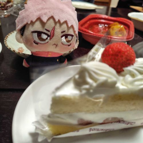 🍰 🍓は さいごに たべる