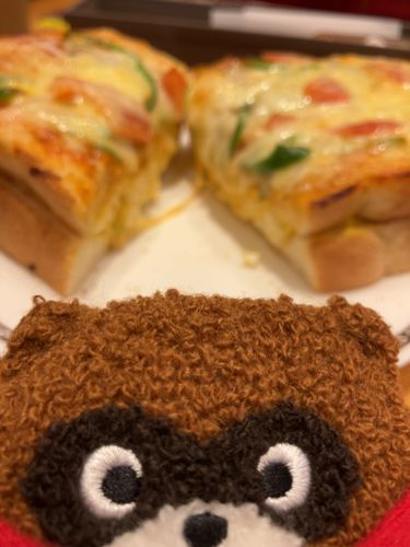 たまごのピザトースト！