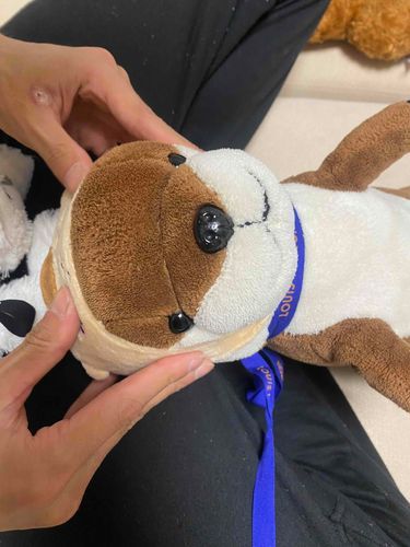 かわいくんです。ぱぱにヘッドマッサージしてもらって日頃の疲れをいやしています。
ふかふからしいです。
