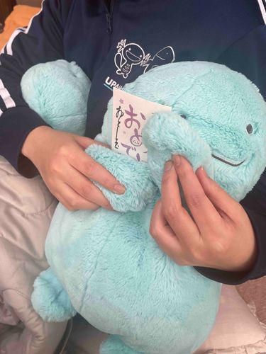 あけましておめでとうございますだぬ。おとしだまもらったぬ。