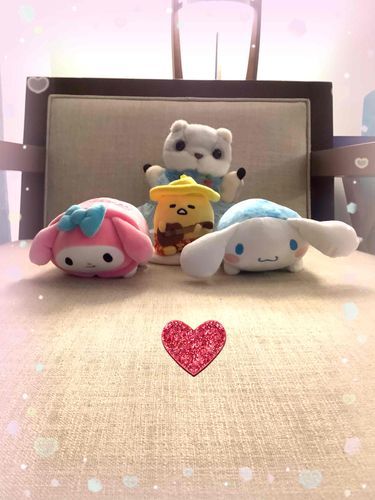 サンリオの3人と一緒に写真を撮ってみたよ！