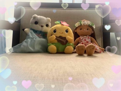 仲良し3人で写真を撮ってみたよ！