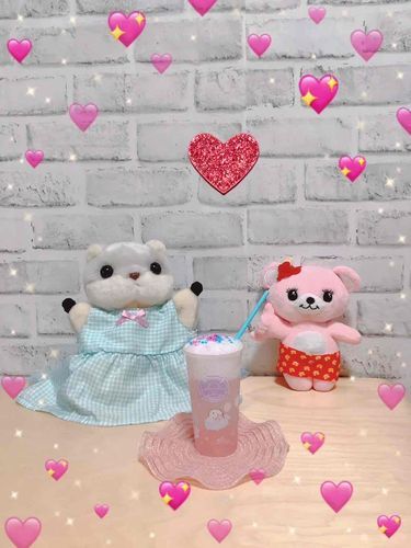 くまピーとコラボ！　すみっこのしゅわりんちゅーおいしそう💖