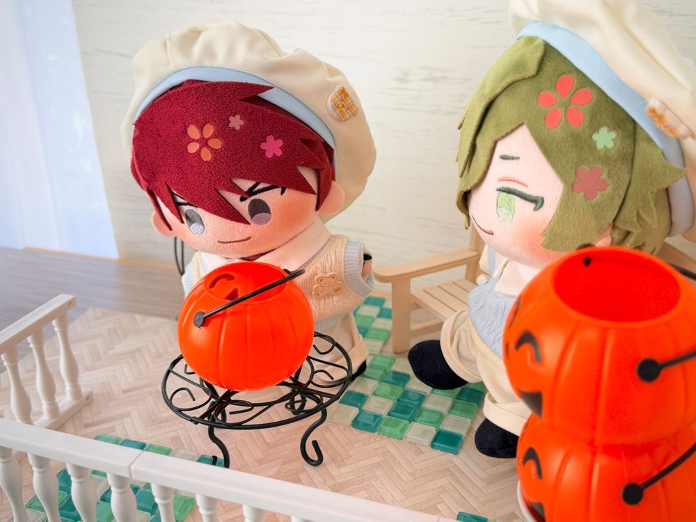 おおかねひら：これを持って菓子をもらいに行けばいいのか？
うぐ：まあそうだが、はろうぃん🎃はまだまだ先だな